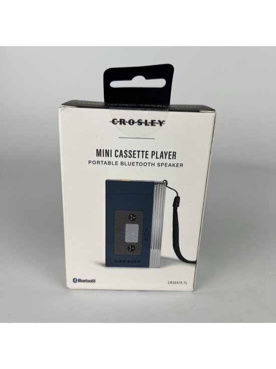 Crosley Other - Crosley CR3047A-TL Mini Retro Bluetooth Cassette Player Speaker New